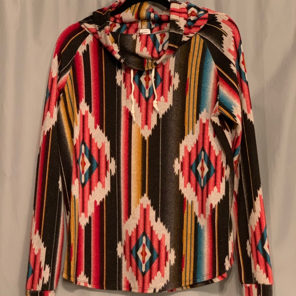 Cowl neck pullover